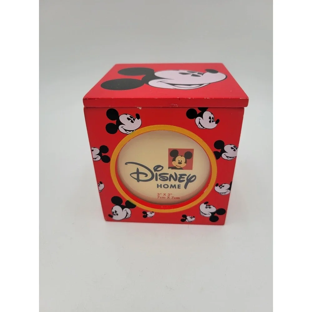 Enesco Disney Home Mickey Mouse Photo Cube and Trinket Storage Box